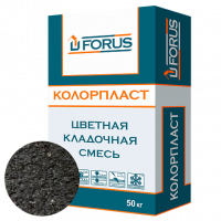 Forus Колорпласт - чёрная 50кг.